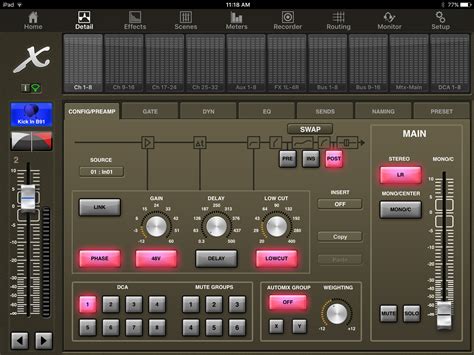 behringer x32 app